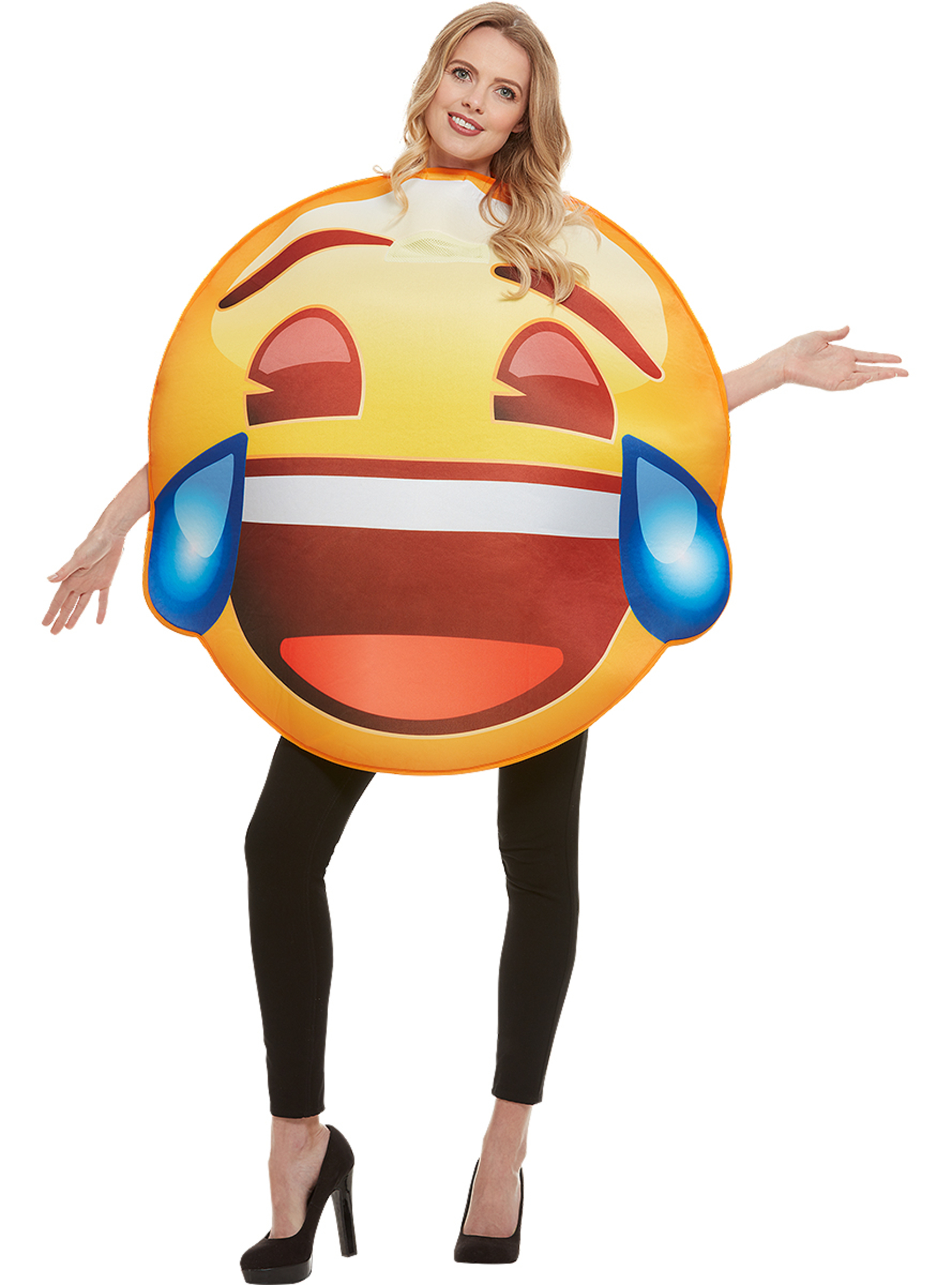 Emoji Grinende Smiley Kostume