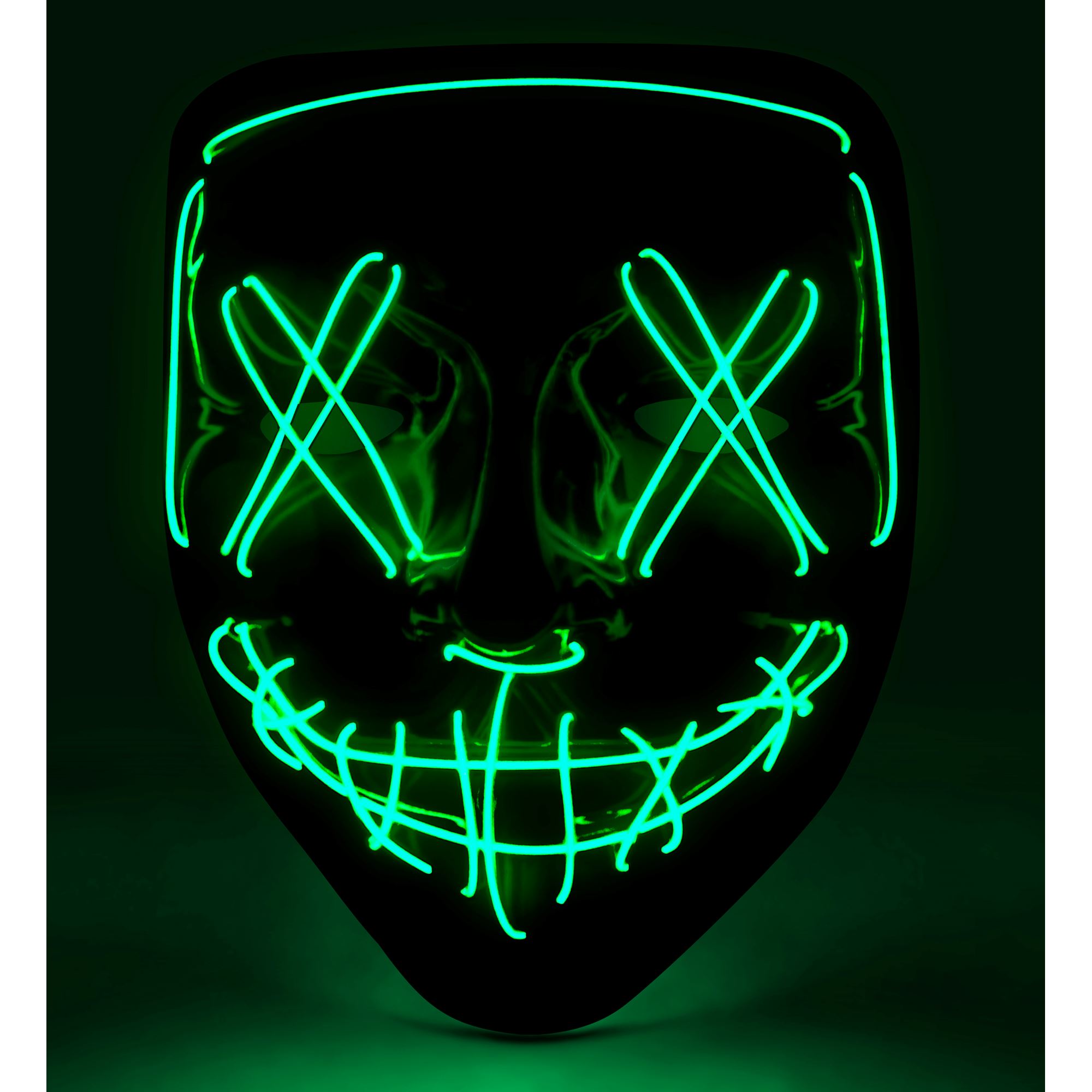 Purge LED Maske Grøn